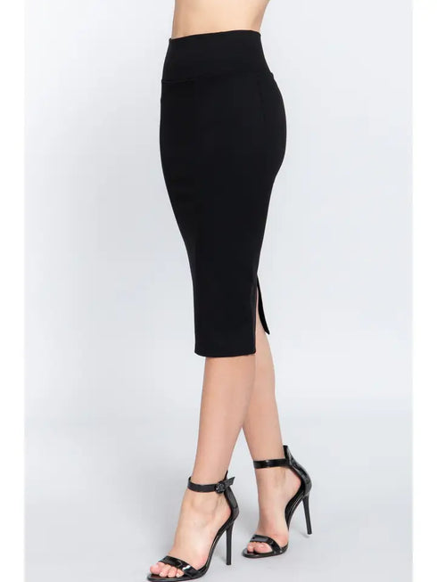 PONTE HIGH WAIST SKIRT