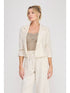 CROPPED LINEN BLAZER