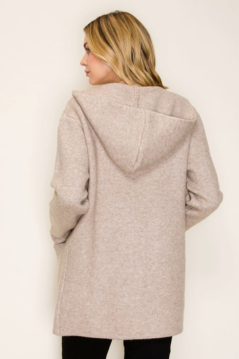 SWEATER HOODIE CARDIGAN