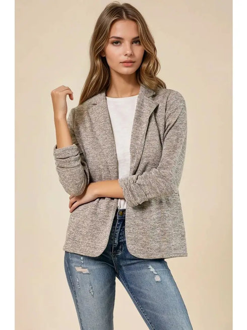 KNIT BLAZER