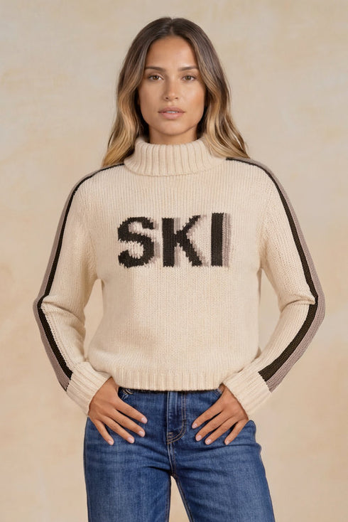STRIPED SKI SWEATER
