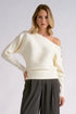 MAYLA BUTTON SHOULDER SWEATER