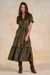 ELIANA FUAX SUEDE DRESS
