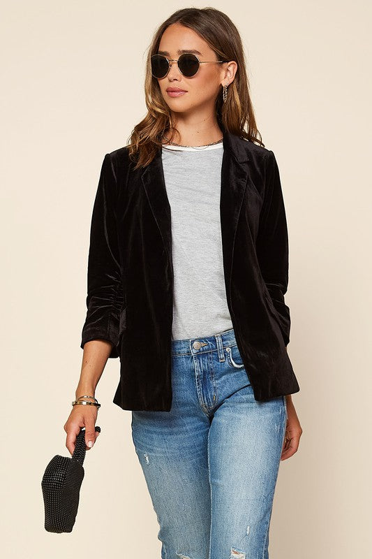 Bella Velvet Blazer - The Loop