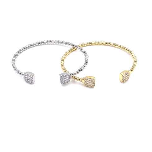 GOLD PLATED OPEN BANGLE