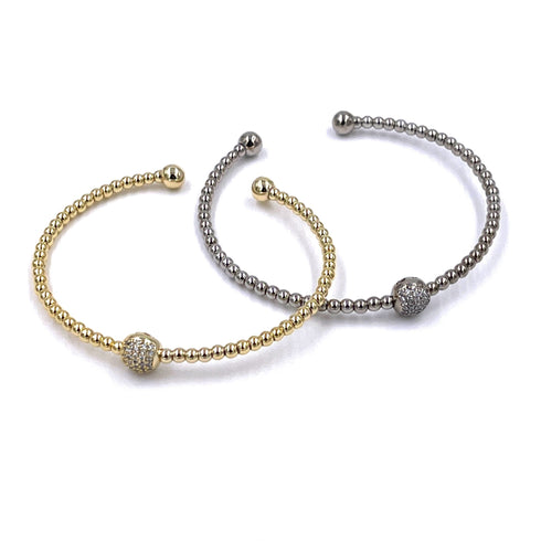 GOLD PLATED OPEN BANGLE