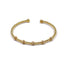 GOLD PLATED OPEN BANGLE