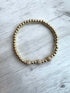 GOLD PLATED CRYSTAL BRACELET