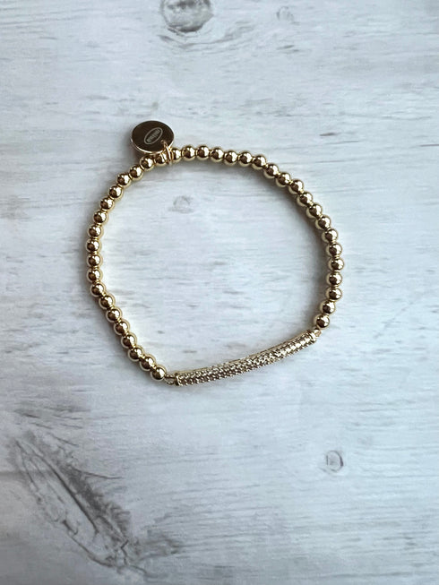 GOLD PLATED BAR BRACELET